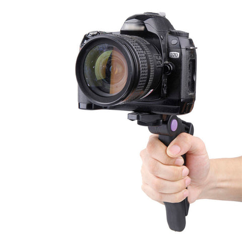Portable 2in1 Hand Grip Tripod Stand Holder